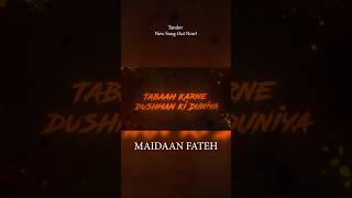 Indian First Anime song Out now  ‘Tandav Anime  Maidaan Fateh Song anime [upl. by Annaeed]