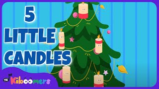 Five Little Candles The Kiboomers Preschool Songs amp Nursery Rhymes for Christmas [upl. by Sorodoeht]