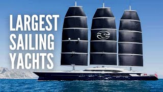 The 10 Largest Sailing Yachts in the World [upl. by Corabella]