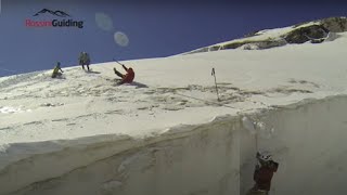 Climber Pulls Down Team in Crevasse Fall [upl. by Leanne493]