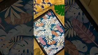 A New Seamless Pattern Design 🌿🍃✨procreate patterndesign shorts youtubeshorts monstera [upl. by Sholes]