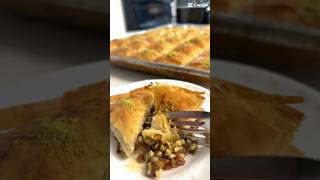 Baklava Bliss baklava baking baklawa trending shorts middleeasternflavors [upl. by Martica]