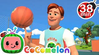 Basketball Song  CoComelon  Kids Song  Learn about Sports [upl. by Enhpad]