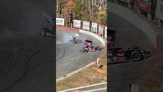 Caraway Speedway ISMA MSS Crash 3 [upl. by Rehoptsirhc]