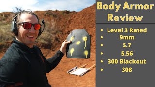 SHOT STOP Level 3 Body Armor Review  Tim Kennedy [upl. by Ailenroc]