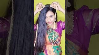 💥Try this Hairstyle 💫 Diwali  Hairstyle for sareesaree hairstyletraditional look hairstyle [upl. by Moyers]