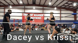 Choctaw Warrior Promotions 4 Dacey vs Krissi [upl. by Trini]