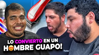 JAMÁS PENSÓ VERSE TAN GUAPO PARA LLEVAR SERENTA😳 cambio de look extremo al yuka😱 [upl. by Ketti]