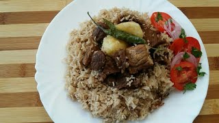 Jinsi ya kupika Pilau la kuchambuka kwa njia rahisi  Easy pulao recipe  Mapishi Rahisi [upl. by Atiuqel]