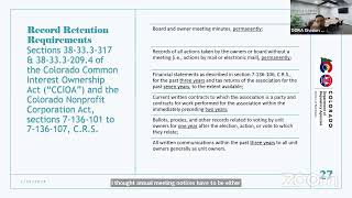 HOA Forum Association Records and Annual Disclosures [upl. by Annat]