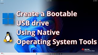 Create Bootable USB drive Using Native Operating System Tools [upl. by Prem]