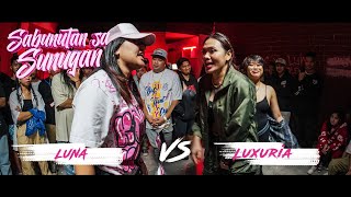 Sunugan  Luxuria vs Luna Sabunutan sa Sunugan 1st round [upl. by Einad487]