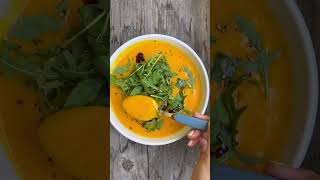 Beste Kürbissuppe 🧡🎃 Veganes Rezept Mrs Flury shorts [upl. by Daegal]