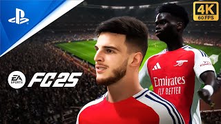 ARSENAL vs PSG  UEFA Champions League 202425  FC 25 Realistic Ultra raphics PS5 4K60 [upl. by Aciraj]