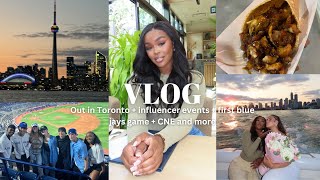 VLOG  Out in Toronto  YSL Influencer Event  First Blue Jays Game  CNE and more [upl. by Cho141]