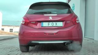 FOX Exhaust Peugeot 208 GTI [upl. by Danby819]