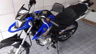 Yamaha Xtz Crosser 150 2017 Azul EM DETALHES [upl. by Anert]