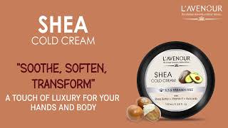 Shea Butter Cold Cream For Dry Skin  Winter Skincare Moisturizer For Women amp Men  LAVENOUR [upl. by Saibot]