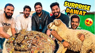 SAARE YOUTUBERS KI SURPRISE DAWAT KARDI 😍❤️  Mishkat Khan  Mustafa Hanif  Syed Fahad [upl. by Lal]