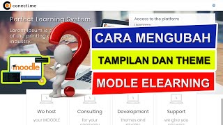 Cara Mengganti Tema Moodle eLearning How to Change Theme Moodle [upl. by Anilys759]