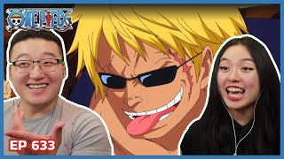 BELLAMY IS BACK THIS IS CRAZY  One Piece Episode 633 Couples Reaction amp Discussion [upl. by Nadabas737]