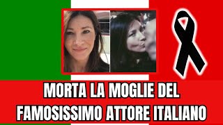 RAI IN LUTTOE’ MORTA LA MOGLIE DEL GRANDISSIMO ATTORE ITALIANOTUTTI IN LACRIME [upl. by Reuben]