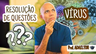 RESOLUÇÃO DE QUESTÕES vírus  Biologia Plena [upl. by Sewole]