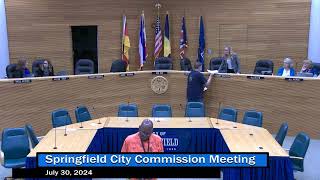 City Commission Meeting July 30 2024 [upl. by Ysteb994]