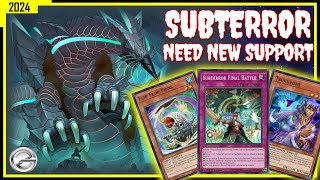 SUBTERROR DECK NEED NEW SUPPORT  Gameplay AUGUST 2024  Yugioh Duel Links [upl. by Riabuz]