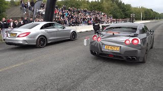 Honda Acura NSX vs MercedesAMG GT R – DRAG RACE ROLLING RACE amp BRAKE TEST  HeadtoHead [upl. by Gahan215]