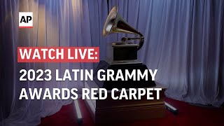 Latin Grammy 2023 Watch live as stars arrive on the red carpet en vivo [upl. by Brockwell]