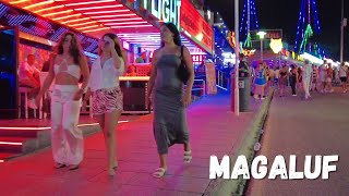 Night Walk Magaluf  MallorcaSpain  4K 🇪🇸 Summer 2023 [upl. by Maison]