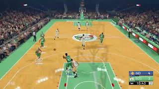 NBAK19 Custom MyLeague Custom Pacers vs 08Celtics [upl. by Otrevogir]