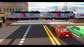 Trainz 2019 Railfanning S06 E05 NJ Transit CNJ Fictional Train Station [upl. by Leandre]