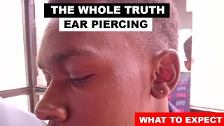 Ear piercings What To Expect Process [upl. by Jorey]