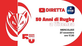 diretta 50 anni di rugby a Vicenza [upl. by Zaob972]