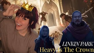 NEW LINKIN PARK MUSIC MY FAVOURITE WORLDS SONG YET  Heavy Is The Crown Worlds 2024 Reaction [upl. by Ruberta382]