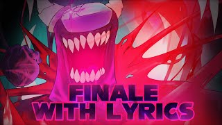 Finale WITH LYRICS  Friday Night Funkin Impostor V4  ft Zaxaura [upl. by Yeldar]