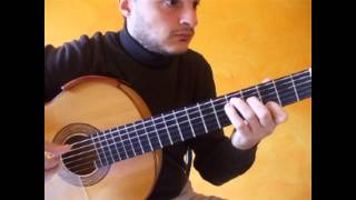 Aguado  Exercise n° 39 Studio n° 18 Rev Chiesa  GUITAR TEACHING SERIES by Flavio Sala [upl. by Dearr]