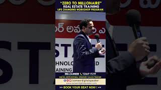 Real Estate Training in Hyderabad  ZAMEER  Real Estate Digital Motivational Speaker [upl. by Anilatac117]