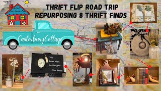 Thrift Flip Road TripRepurposing 8 Thrift Store Finds [upl. by Rehposirhc843]