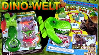 Dino Welt Magazin 16 mit TRex Schnapper  Mini Dinos  Stickerbogen [upl. by Mundt]