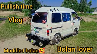 Suzuki bolan full modified  pullish time vlog Sweetshah82 [upl. by Johnnie]