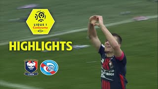 SM Caen  RC Strasbourg Alsace 20  Highlights  SMC  RCSA  201718 [upl. by Abihsot]