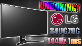 📦Unboxing  Review  Monitor LG 34UC79G UltraWide [upl. by Nyrem]