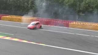 600Km the Spa Francorchamps crash and action [upl. by Harl30]