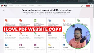 I Love PDF Converter Website Script 🔥🔥 PDF Converter Website Build Source Code [upl. by Eadahs567]