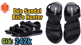 Review Dép Sandal Bitis Hunter  Shopee Review [upl. by Yerac758]