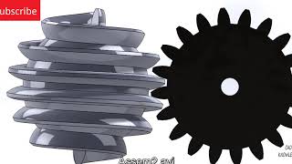 Globoid Spiral Gear wheels in solidworks [upl. by Benny]