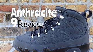 Air Jordan 9 Retro quotAnthracitequot Review [upl. by Ahseiyn]